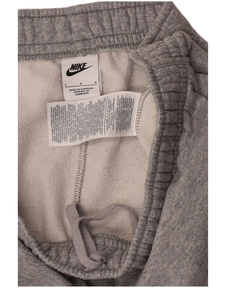 Męskie spodnie dresowe Nike Cargo, duże, szare, bawełniane