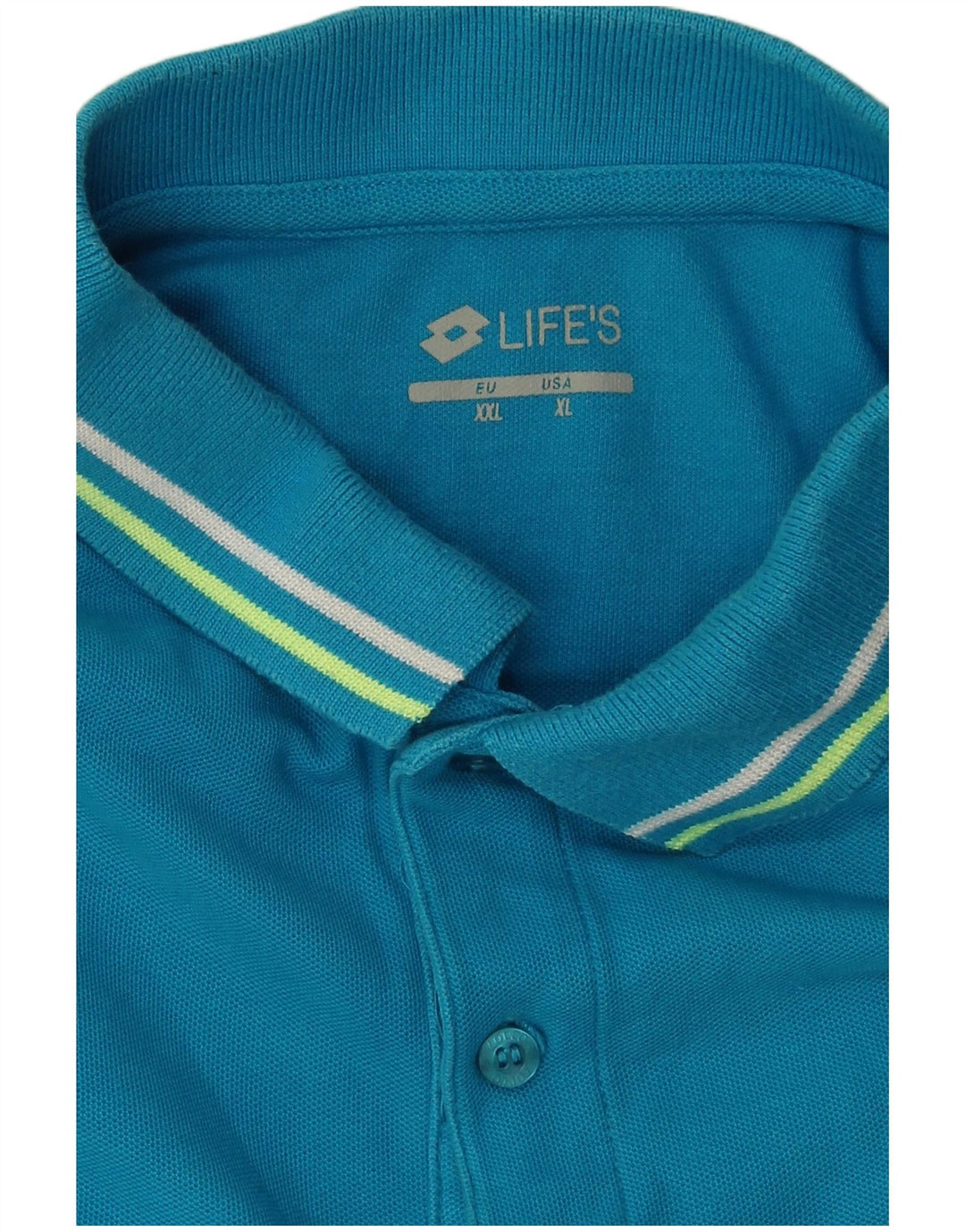 Męska koszulka polo XL LOTTO w kolorze niebieskim