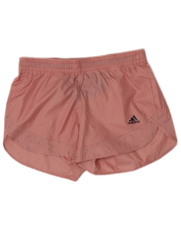 Damskie spodenki sportowe Adidas do biegania UK 8, mały, różowy poliester