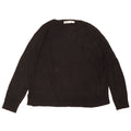 Damski sweter oversize z okrągłym dekoltem Zara UK 10 Small Black Wiskoza
