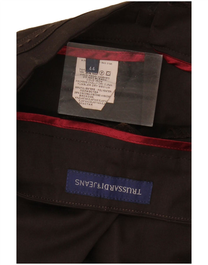 Damskie spodnie typu casual Bootcut TRUSSARDI IT 44 Medium W32 L31 brązowe