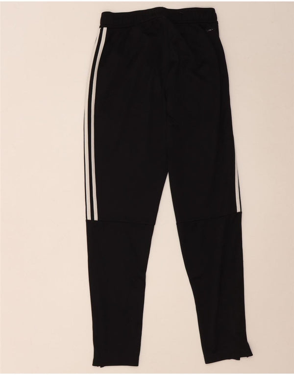 Męskie spodnie dresowe Adidas, małe, czarne, poliestrowe