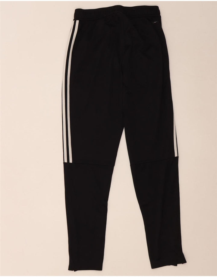 Męskie spodnie dresowe Adidas, małe, czarne, poliestrowe