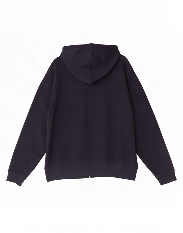 Marks & Spencer Damski sweter z kapturem i zamkiem, UK 18 XL, granatowy, bawełniany