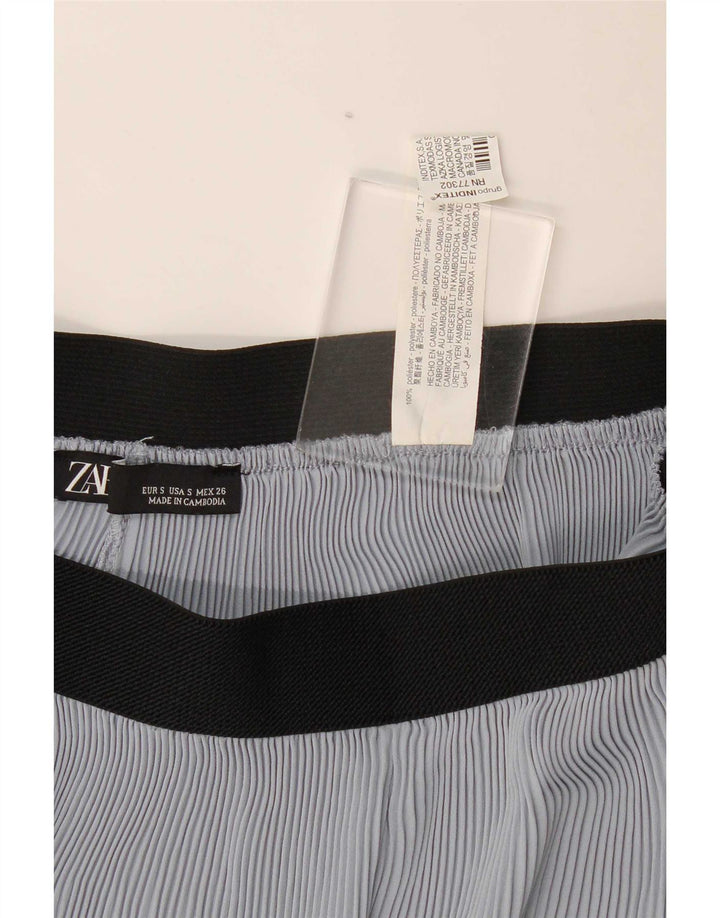 Spodnie damskie Zara Cullotes Capri, małe W26 L22 Niebieski poliester