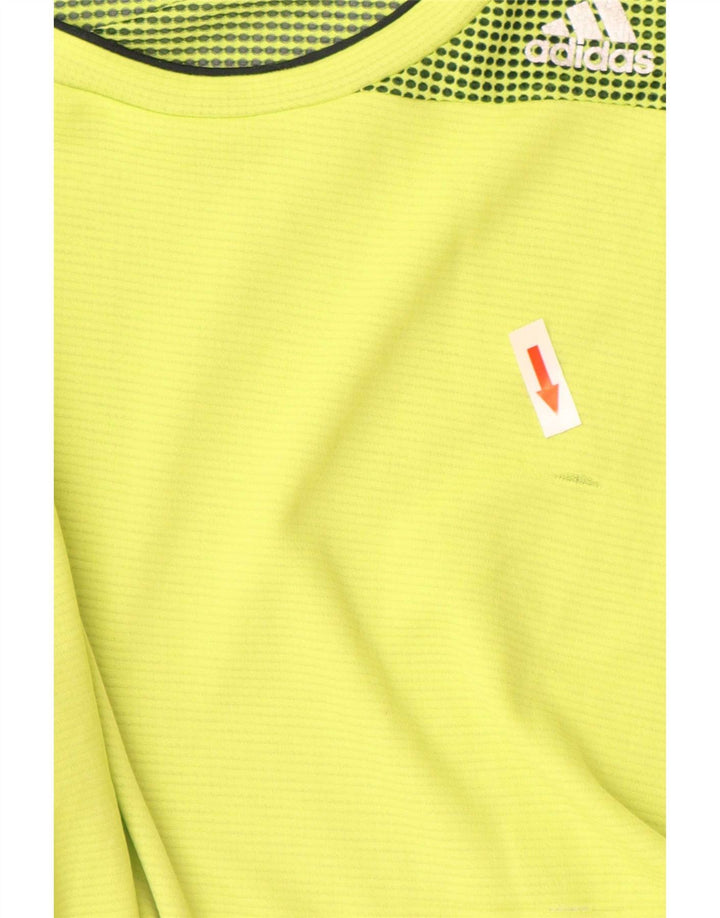 Adidas Męska koszulka Climacool Top, duża, zielona, z poliestru