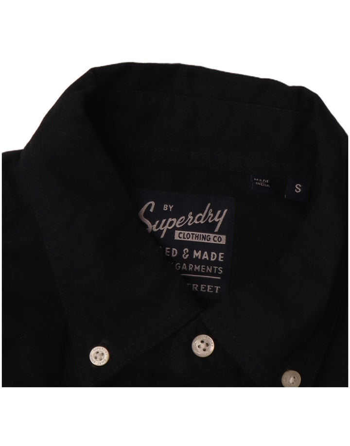 SUPERDRY Koszula męska mała, bawełniana, granatowa