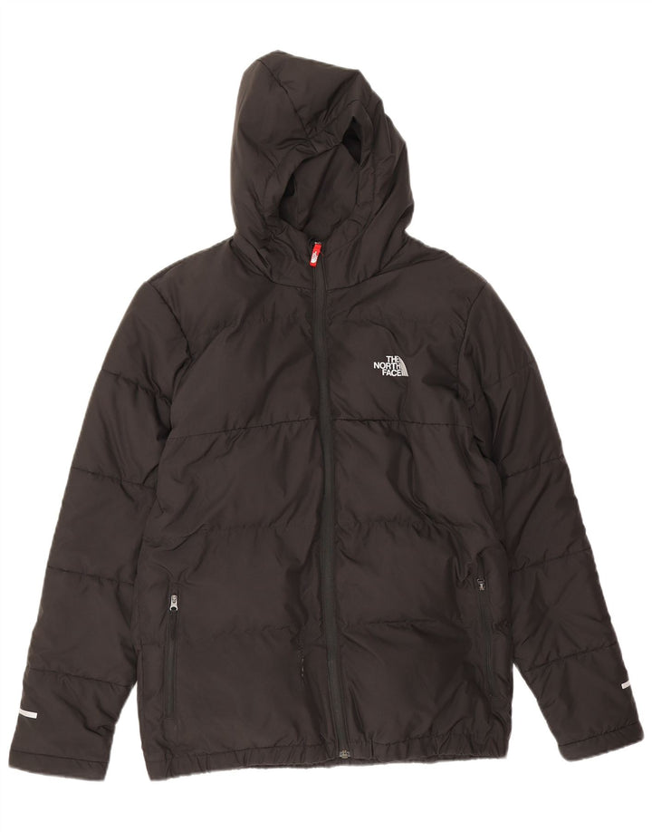 Wyściełana kurtka chłopięca z kapturem The North Face 15-16 lat 2XL, czarna, poliester