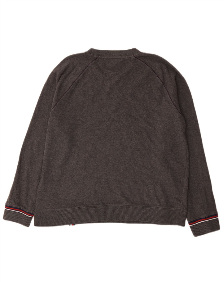 Męska bluza z grafiką Fila XL, szara, nakrapiana bawełna