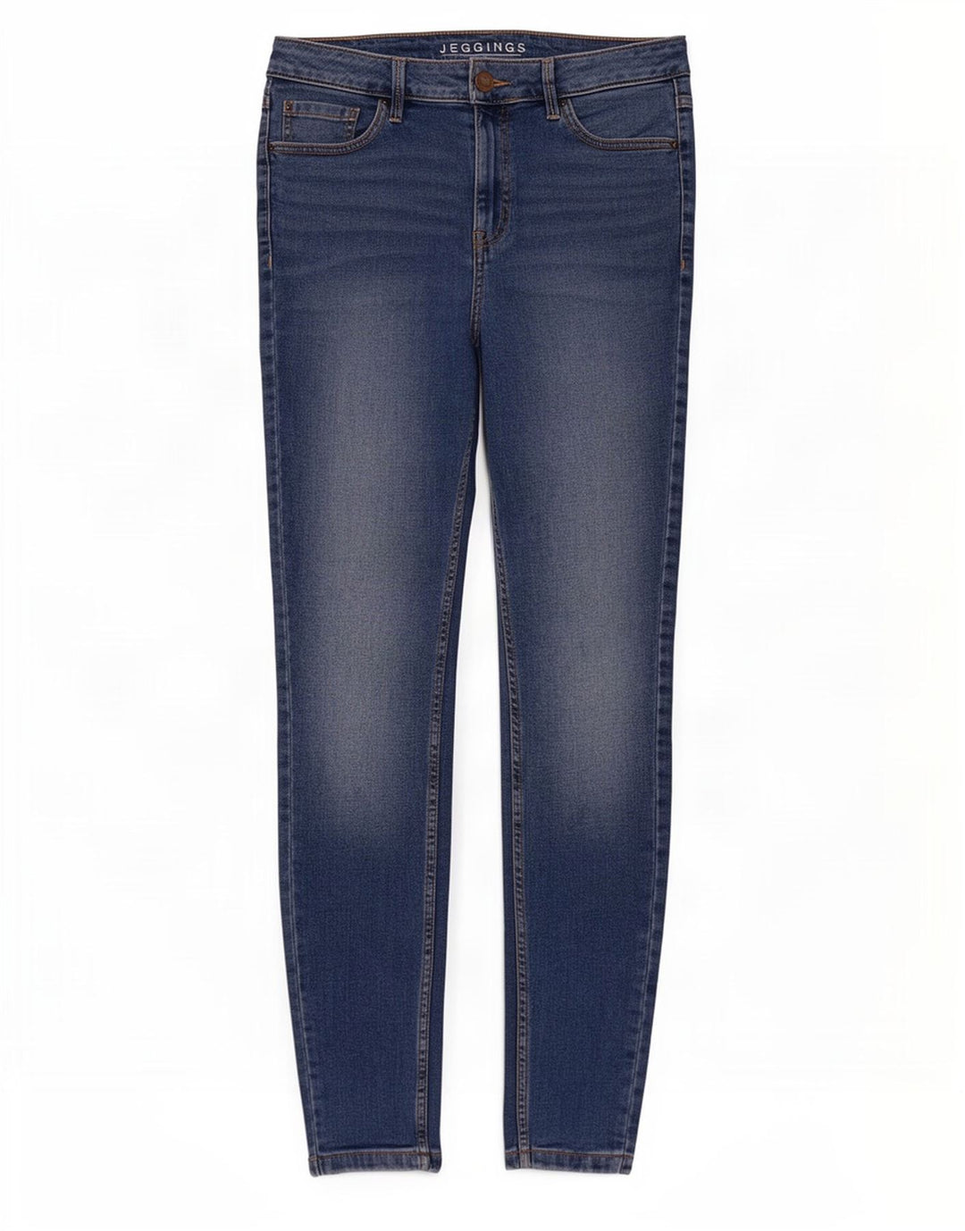 Marks & Spencer Damskie jeansy Jegging UK 12 Medium W30 L30 Niebieskie bawełniane