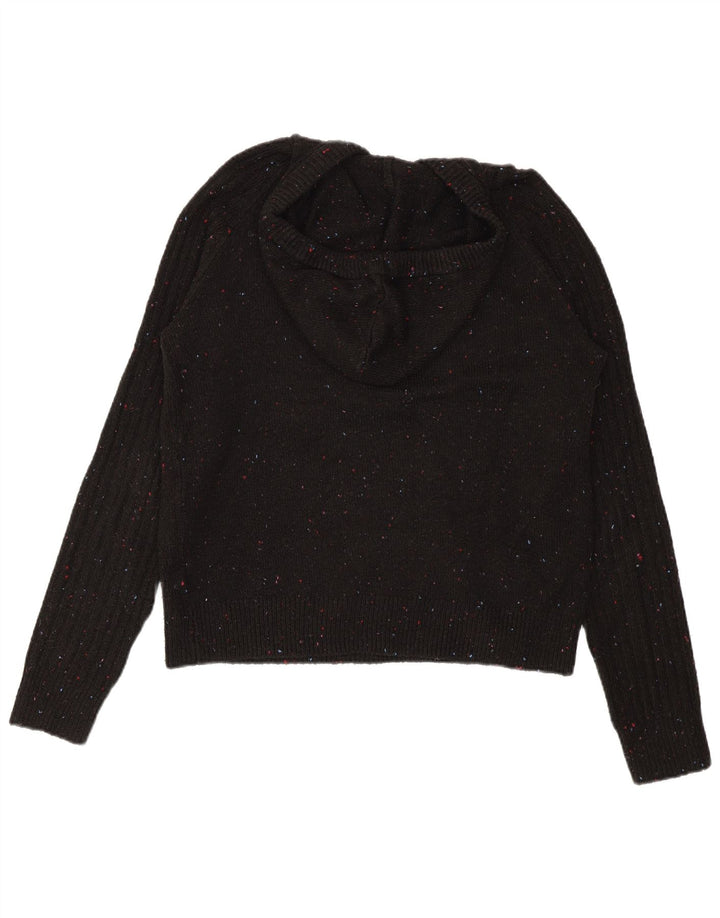 Marks & Spencer Damski sweter oversize UK 6 XS, czarny, nakrapiany