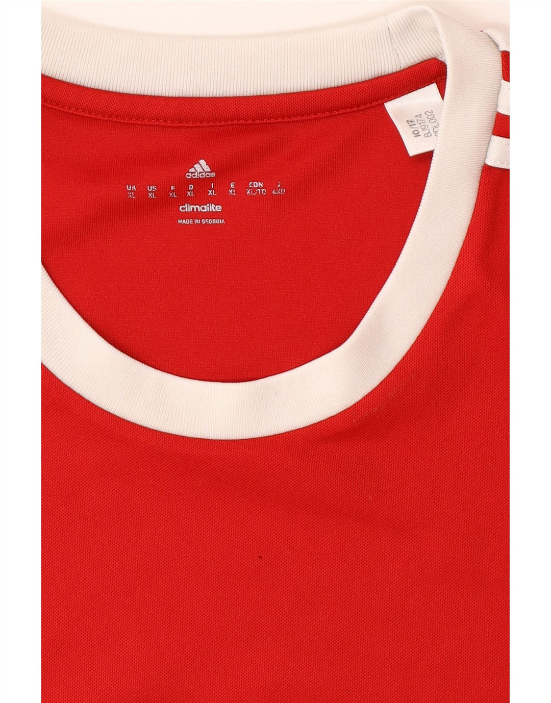 Męska koszulka T-shirt ADIDAS Climalite XL, czerwona