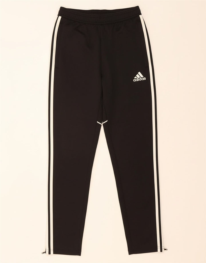 ADIDAS Mens Tracksuit Trousers Small  Black Polyester