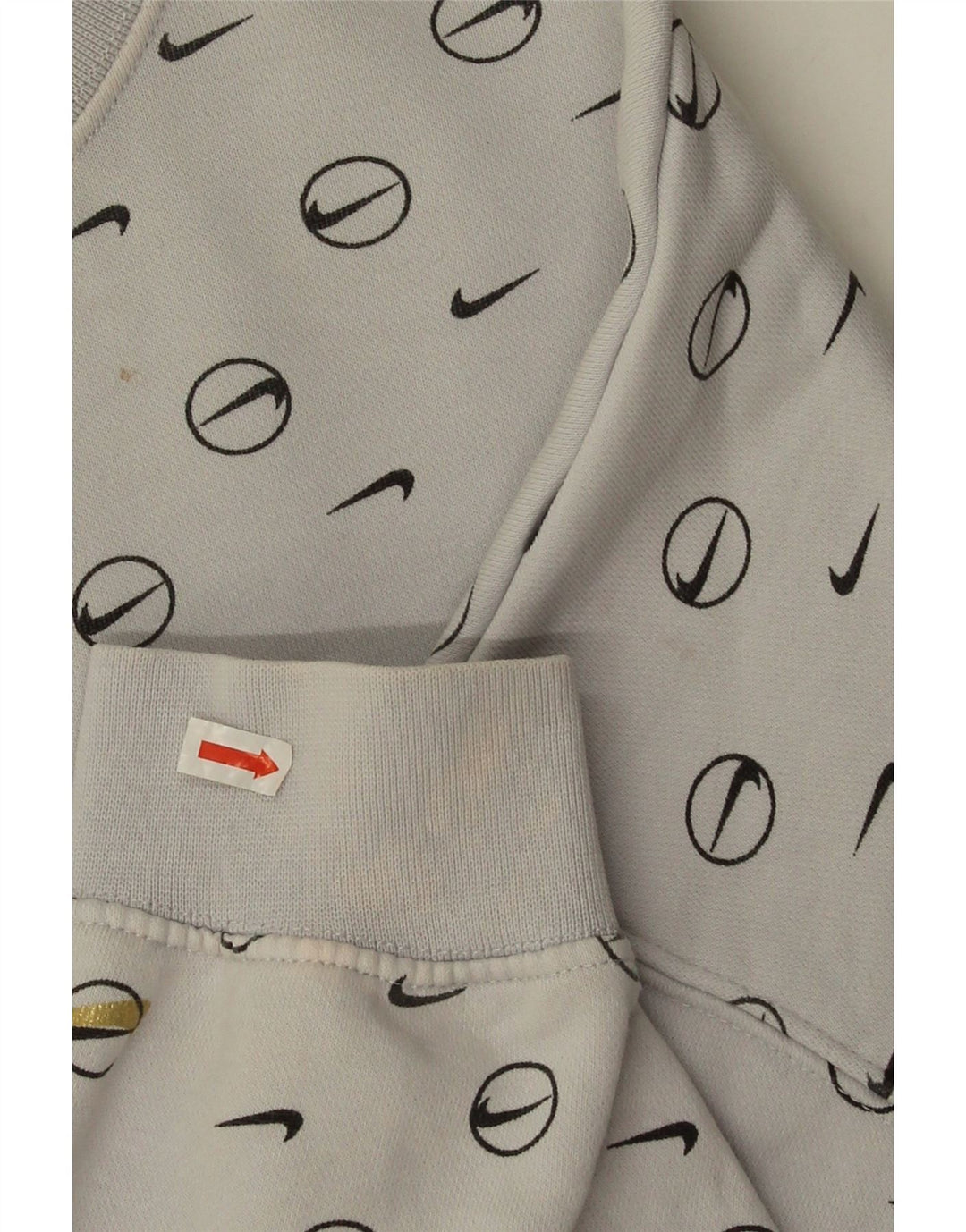 Damska bluza dresowa Nike Oversized Crop Graphic UK 10 Small Grey
