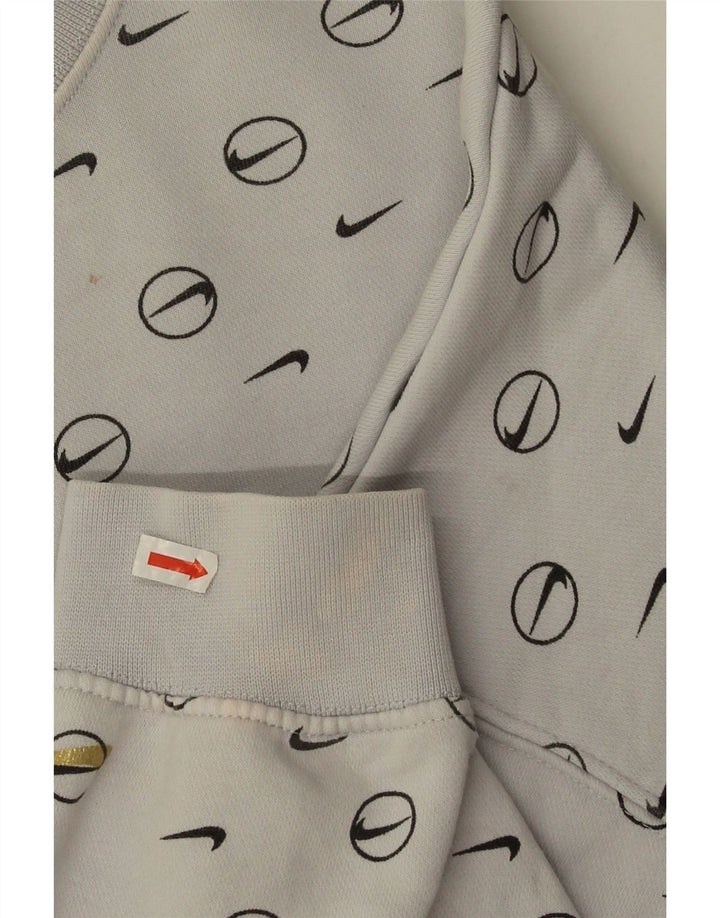Damska bluza dresowa Nike Oversized Crop Graphic UK 10 Small Grey