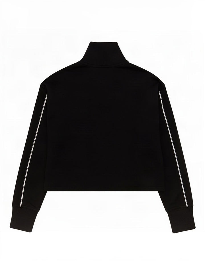 Kurtka dziewczęca Nike Crop Tracksuit Top 13-14 lat XL, czarna, poliestrowa