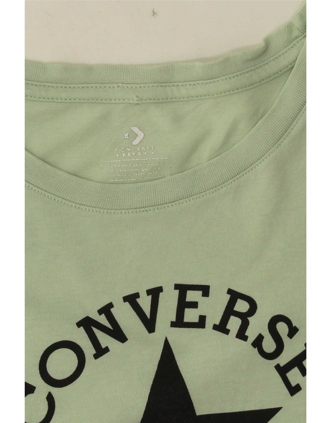 Damska koszulka Converse Graphic Top UK 10 Small Green