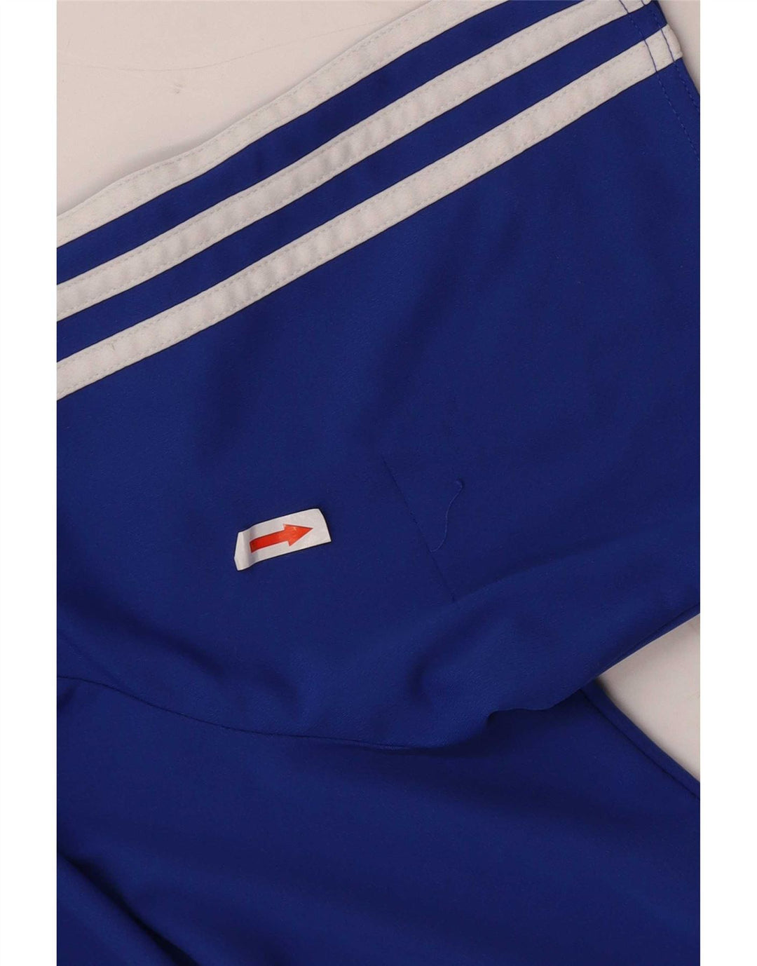 Adidas Męska koszulka Climalite Top, duża, niebieska, poliestrowa z blokami kolorów