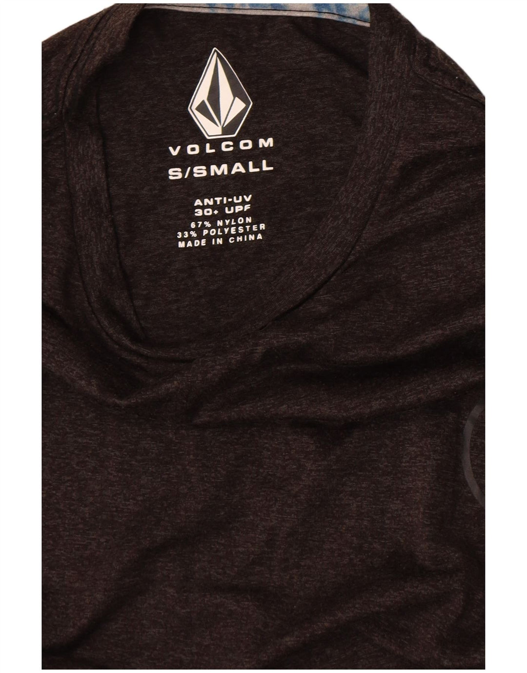 Męska koszulka Volcom Top, mała, szara, nakrapiana nylonowa