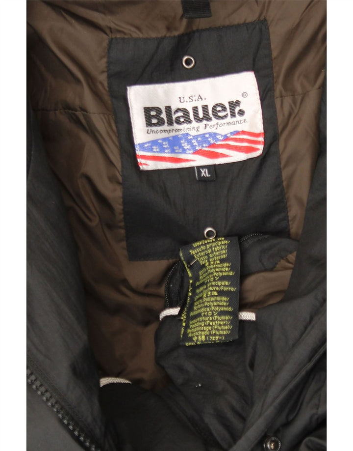 BLAUER Womens Padded Coat UK 18 XL Black Polyamide Vintage Blauer and Second-Hand Blauer from Messina Hembry 