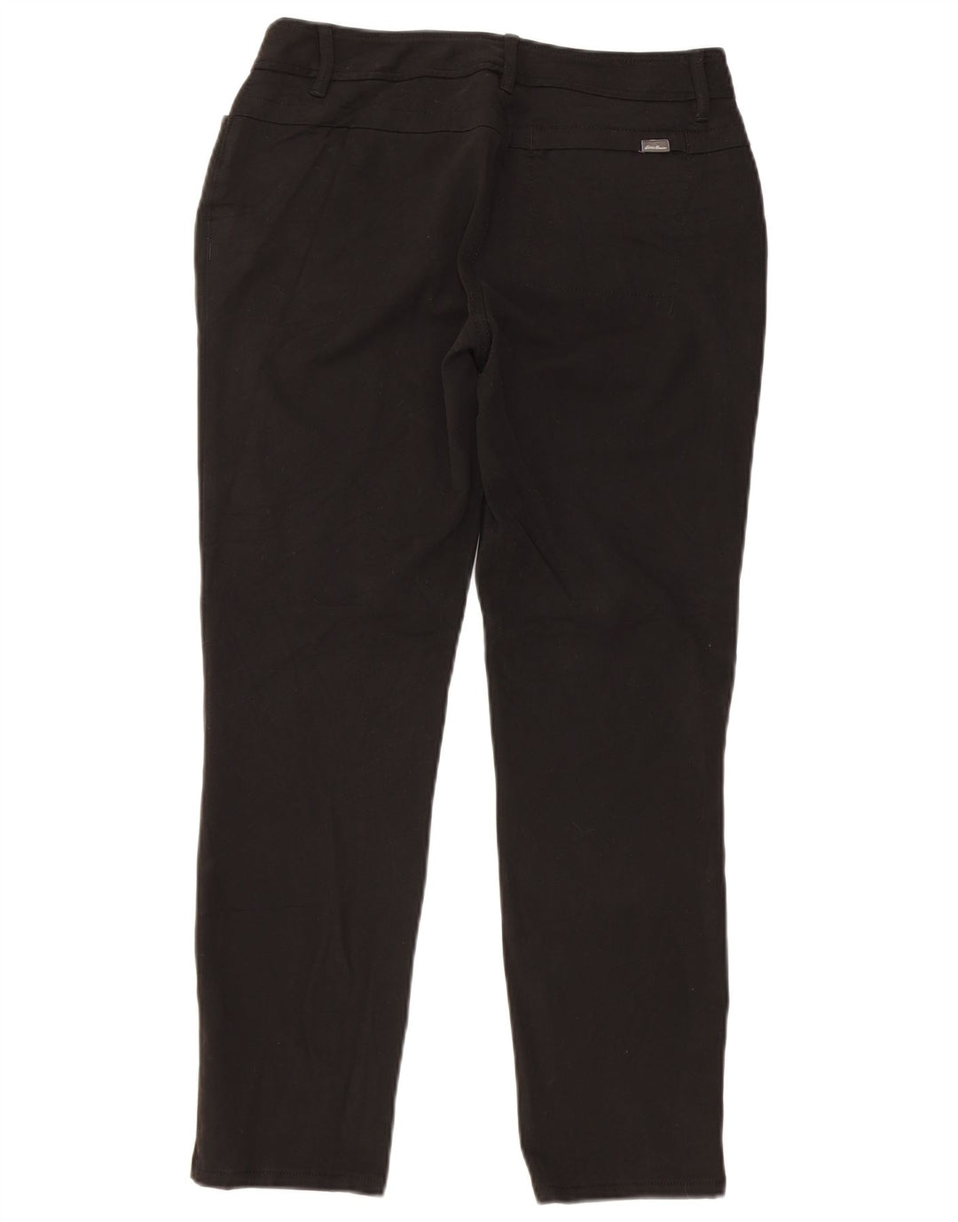 EDDIE BAUER Damskie wąskie spodnie na co dzień US 4 Small W28 L27 Czarny poliester