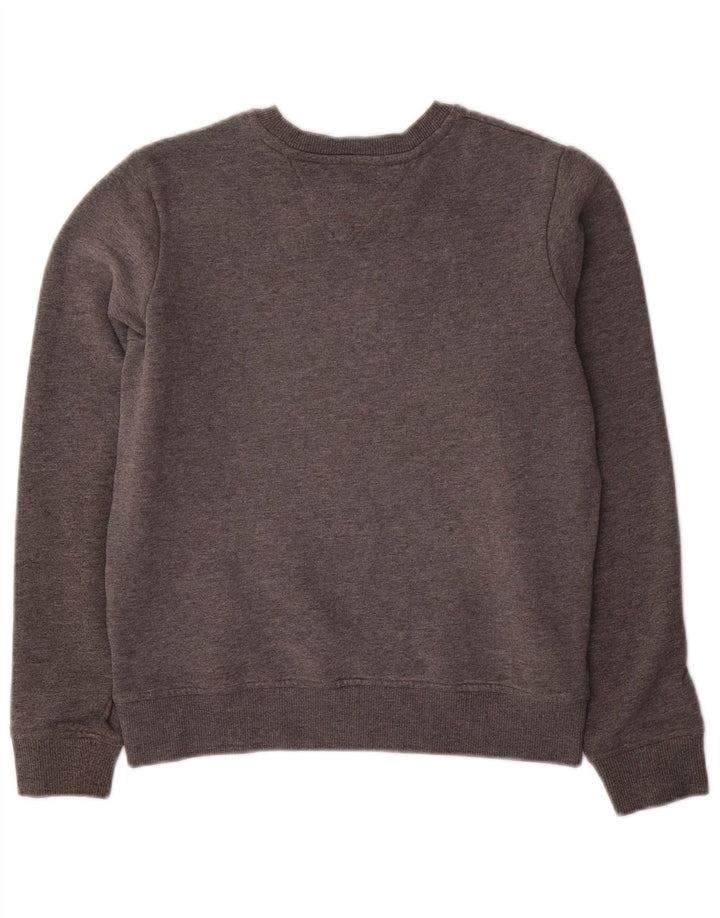 Damska bluza oversize TOMMY HILFIGER z grafiką UK 6 XS, szara