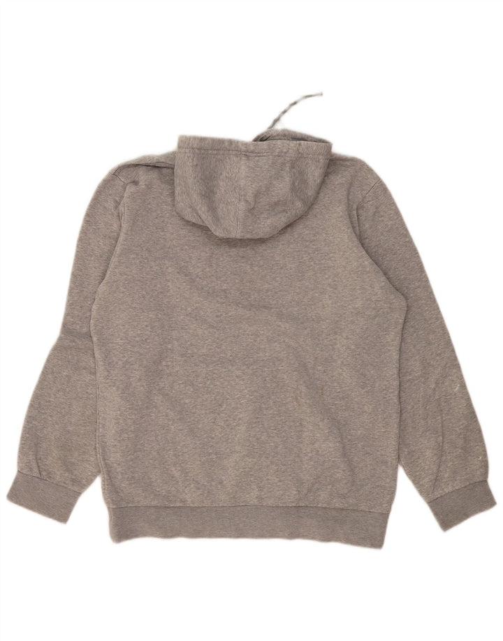 Męska bluza z kapturem Adidas Graphic, średnio szara
