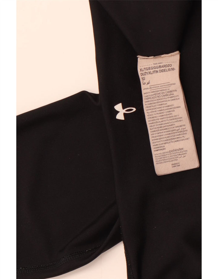 Legginsy damskie UNDER ARMOUR UK 18 XL, czarne, poliestrowe