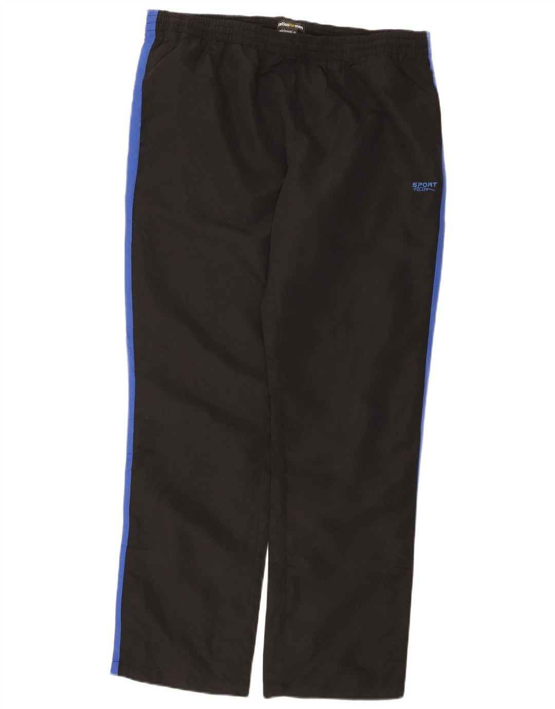 ATLAS FOR MEN Męskie spodnie dresowe, duży, czarny, poliestrowy blok kolorów