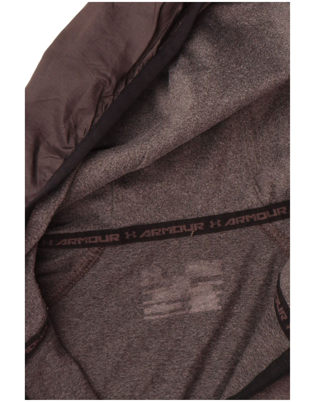 Męski dres z kapturem i kapturem Under Armour, duży, szary, z blokami kolorów