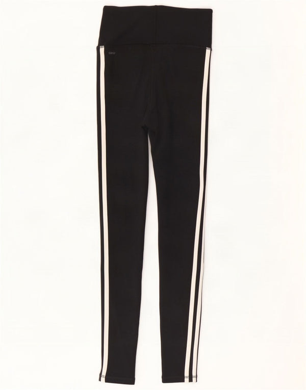 Damskie legginsy Adidas Climalite UK 4/6 XS, czarny poliester