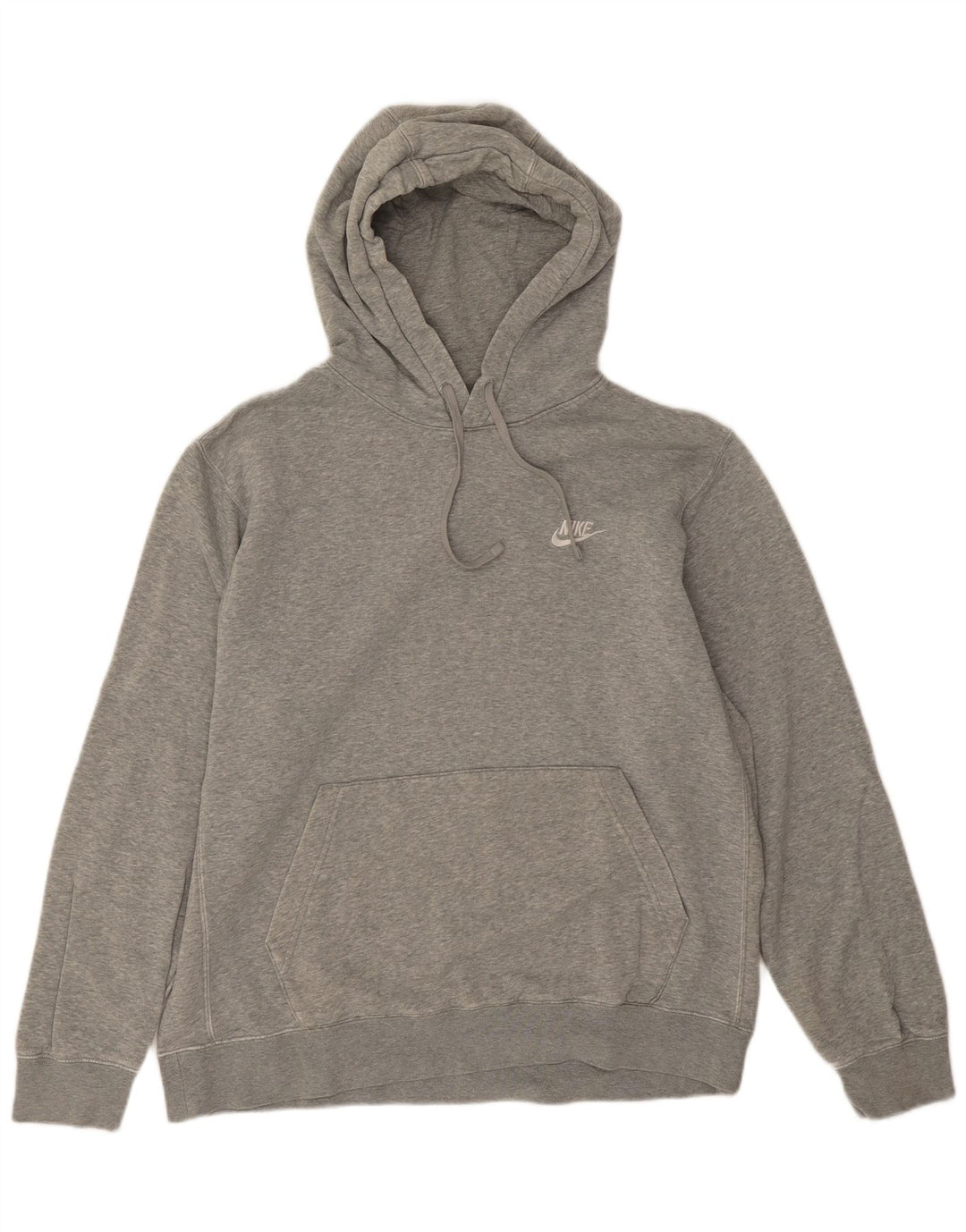 Męski sweter z kapturem Nike, duży, szary, bawełniany