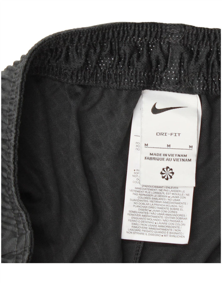 Męskie spodenki sportowe Nike Dri Fit, średni czarny geometryczny poliester