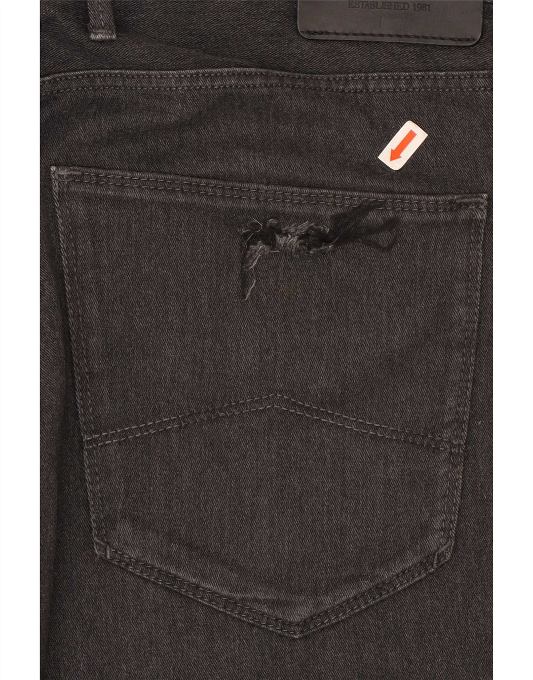 Męskie jeansy Armani W36 L30 Czarne bawełniane