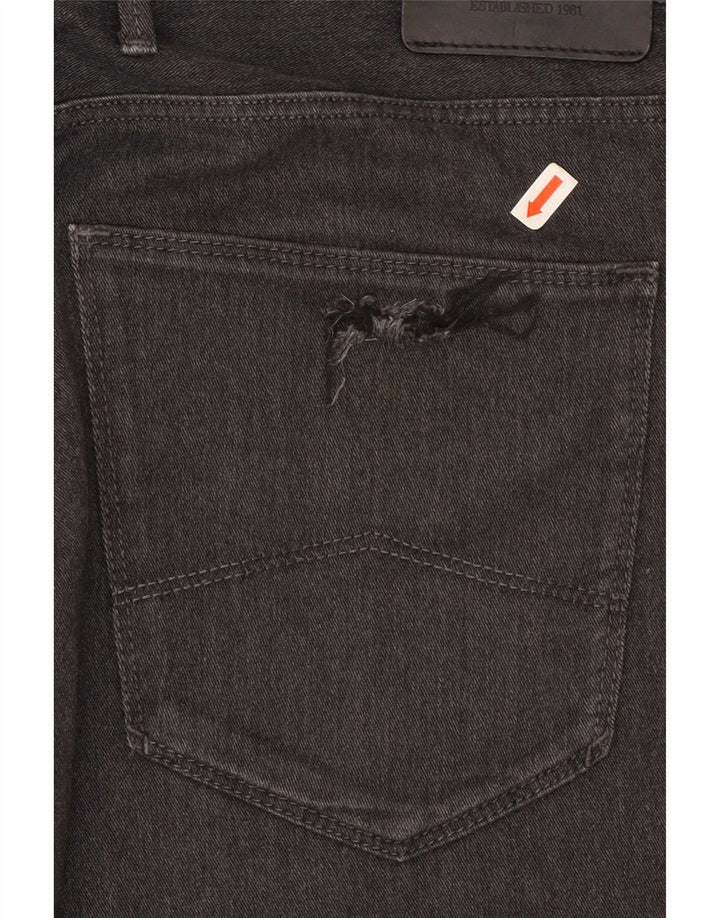 Męskie jeansy Armani W36 L30 Czarne bawełniane