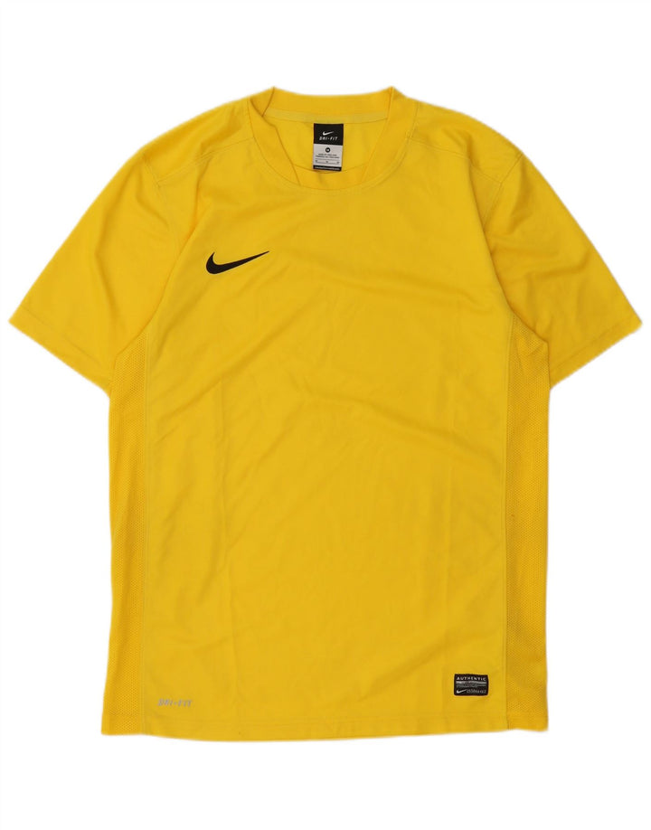 T-shirt męski Nike Dri Fit, średni żółty