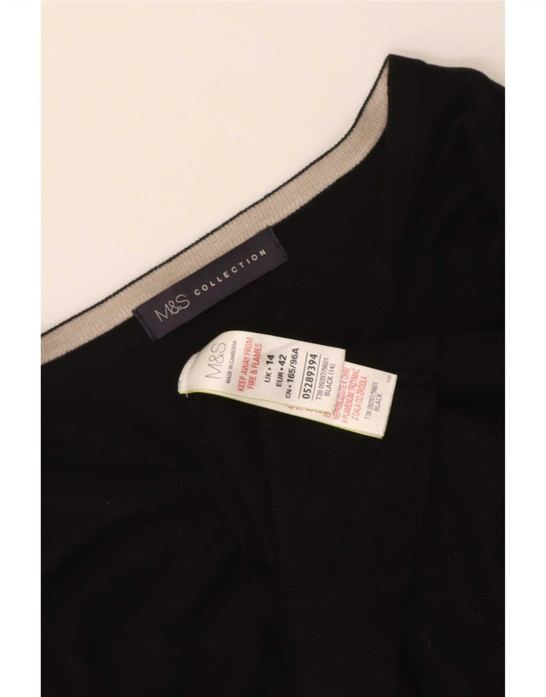 Sweter damski Marks & Spencer UK 14, średni czarny, wiskoza