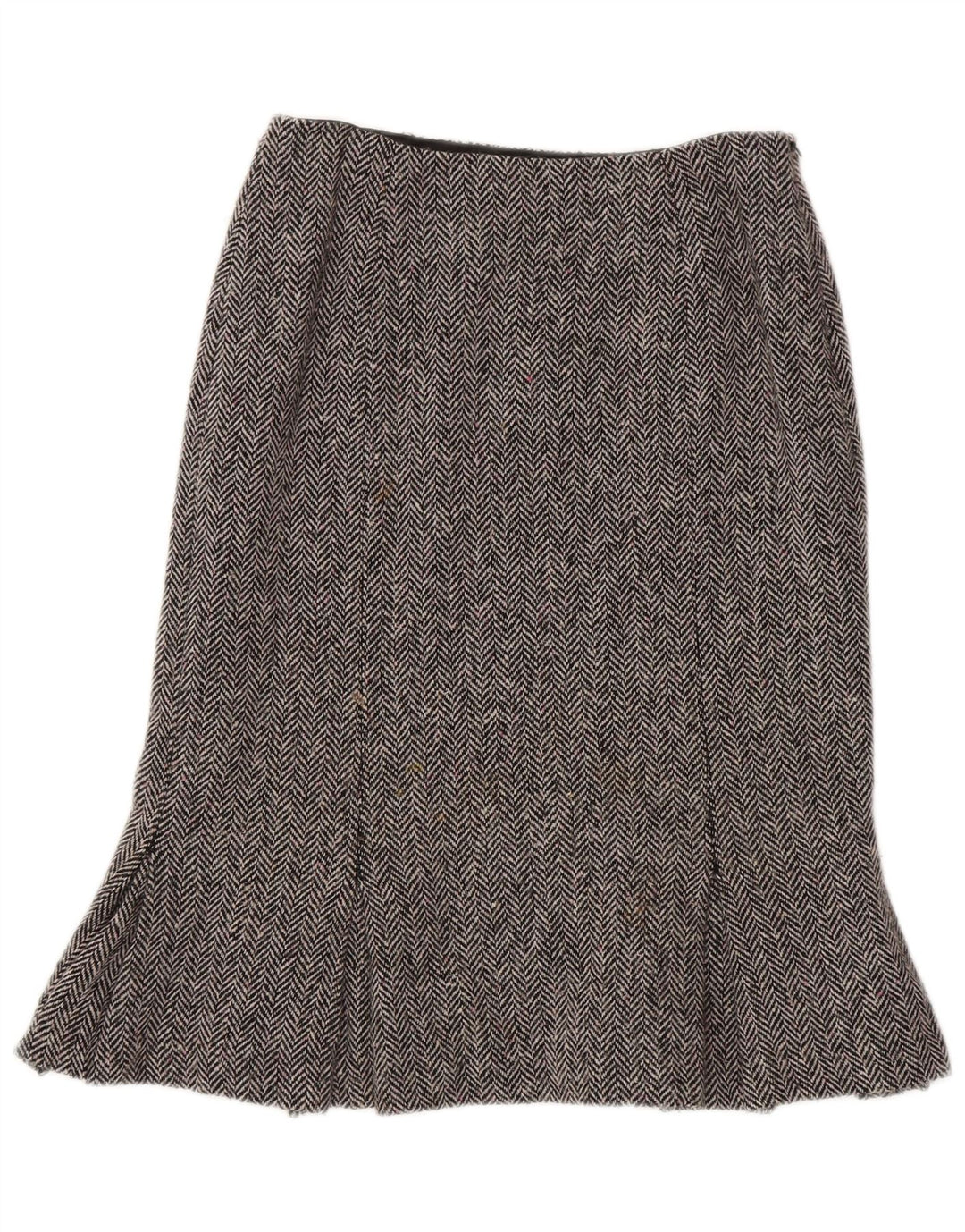 Spódnica damska Peplum Hobbs UK 10 Small W26 Szara wełna w jodełkę