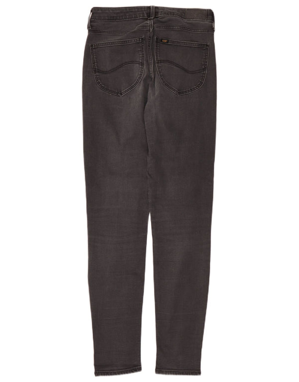 Damskie jeansy Lee Scarlett High Skinny W30 L33 Czarne bawełniane