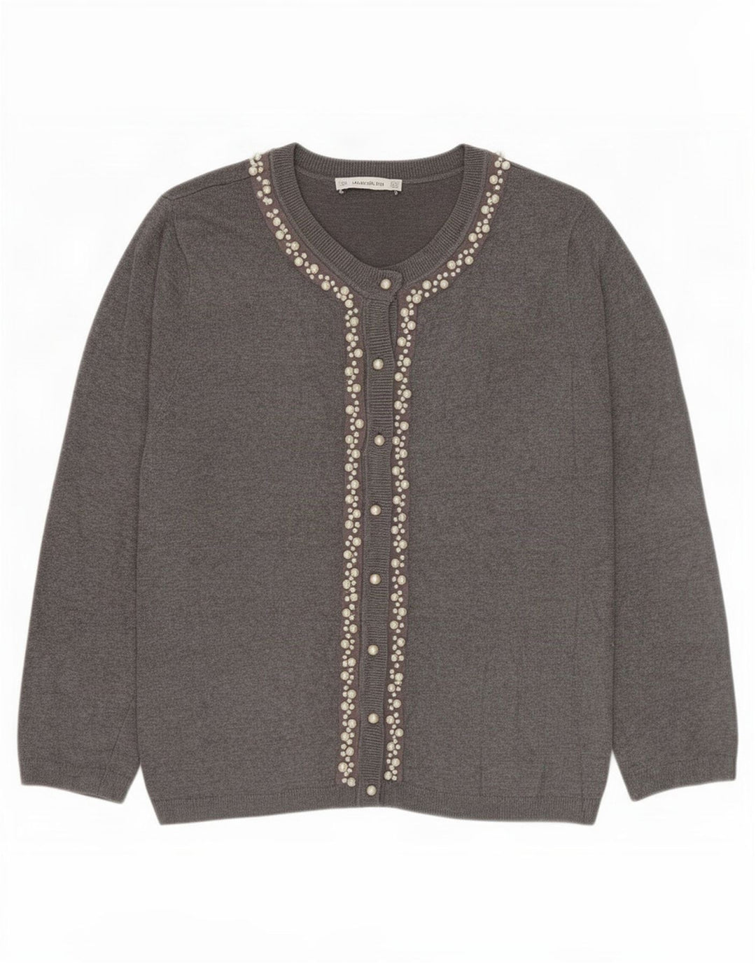Sweter damski Zara Cardigan UK 14, duży, szary