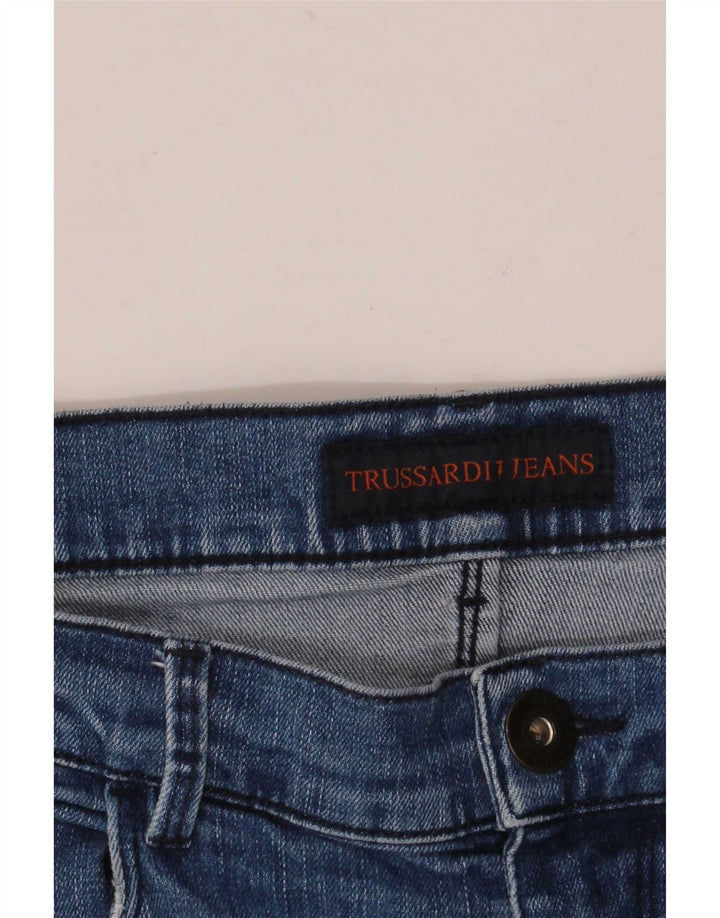 Damskie jeansy Skinny Trussardi W34 L35 Niebieskie
