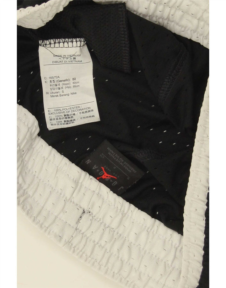 Męskie spodenki sportowe Jordan Dri Fit Graphic, mały czarny poliester z blokami kolorów