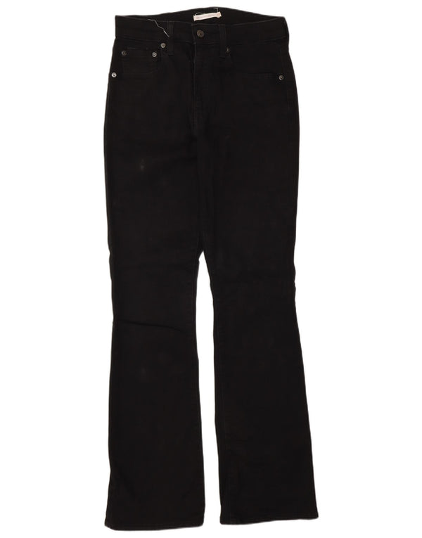 Damskie jeansy Levi's 725 z wysokim stanem Bootcut W30 L32 czarne