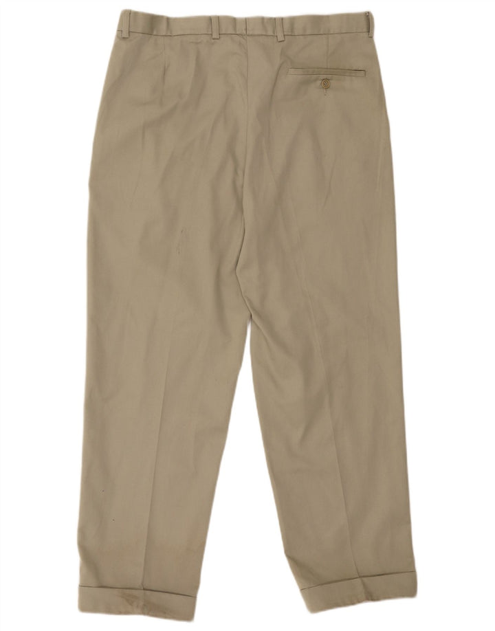 Męskie spodnie Chino Marks & Spencer W34 L29 Szary poliester