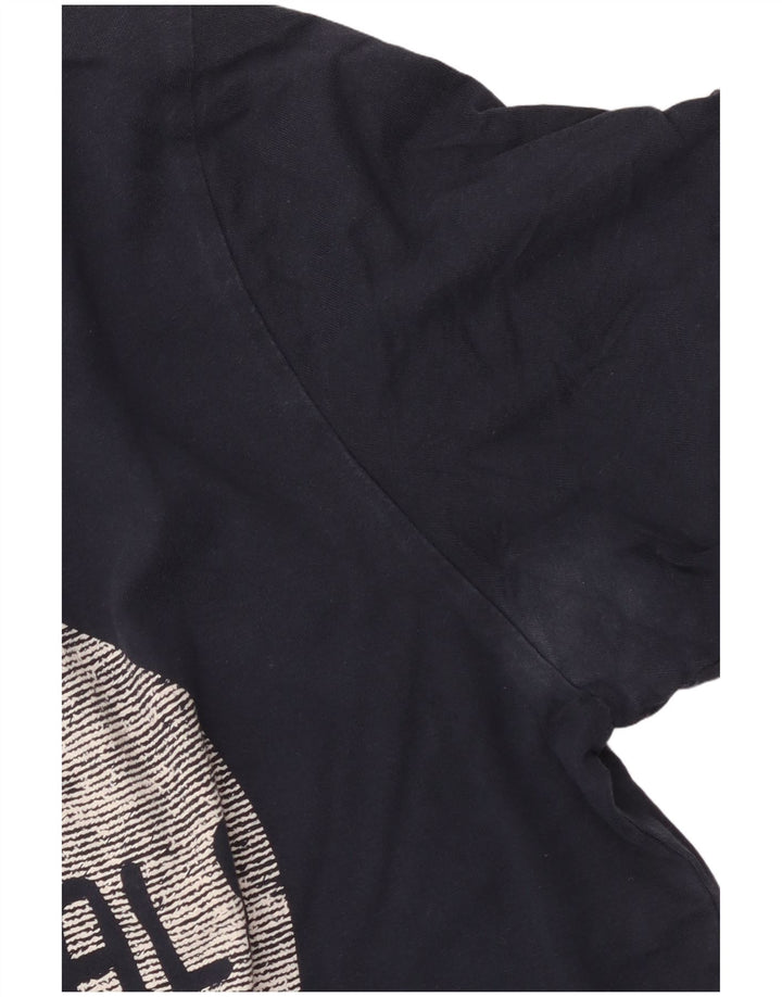 Męski T-shirt z grafiką Jack & Jones, duży, granatowy