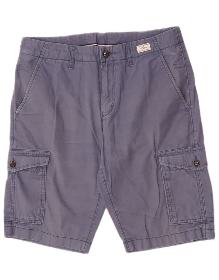 Męskie spodenki cargo Tommy Hilfiger W32 Średni niebieski, bawełniany