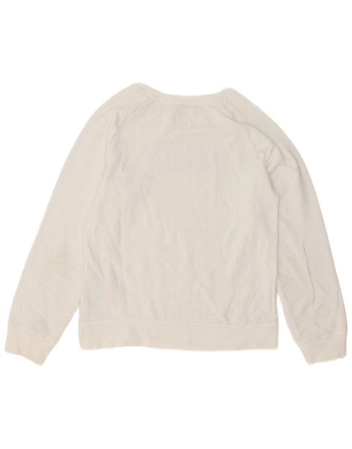 LEVI'S Boys Graphic Sweatshirt Jumper 15-16 Years White Cotton