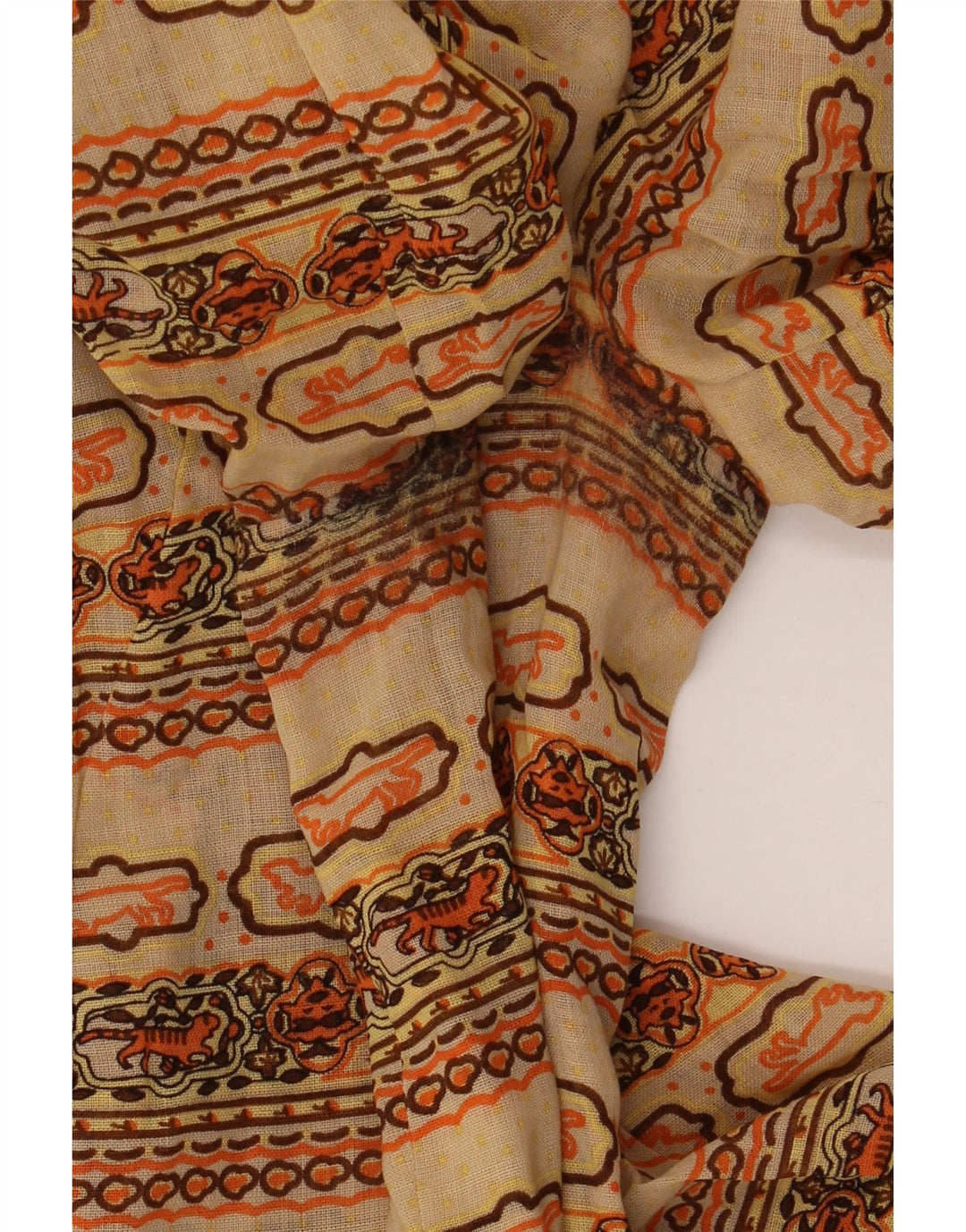 Vintage damska sukienka o linii A UK 12 Średnia wielobarwna Fair Isle