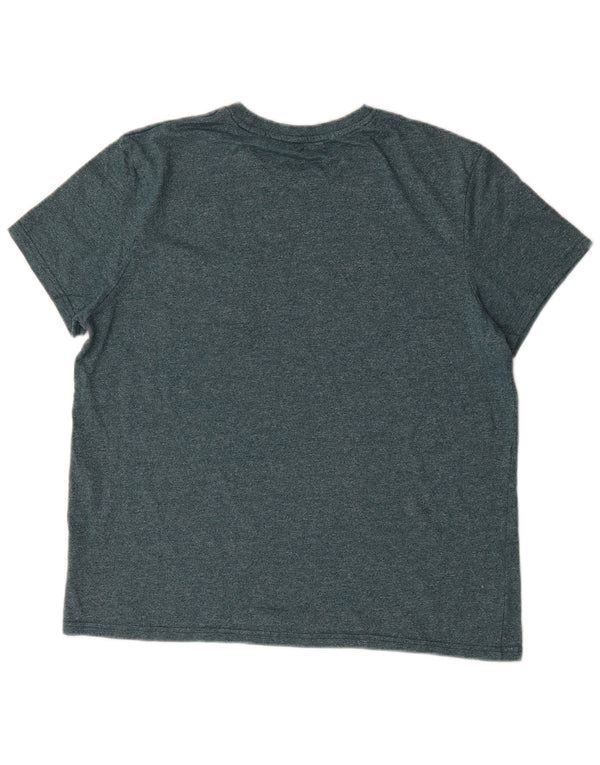 T-shirt męski Jack Wills, top XL, zielony, poliester