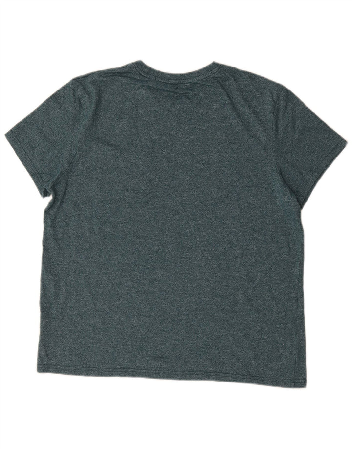 T-shirt męski Jack Wills, top XL, zielony, poliester